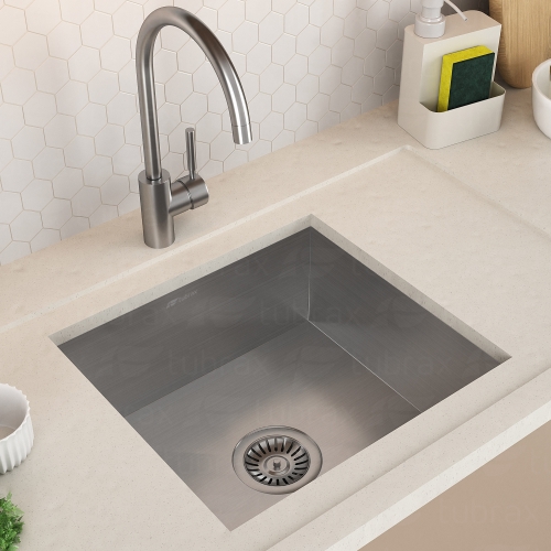 Pia Cuba Cozinha 44x40 Gourmet Inox 304  ...